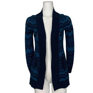 Missoni For Target Cardigan Sweater S Blue Chevron